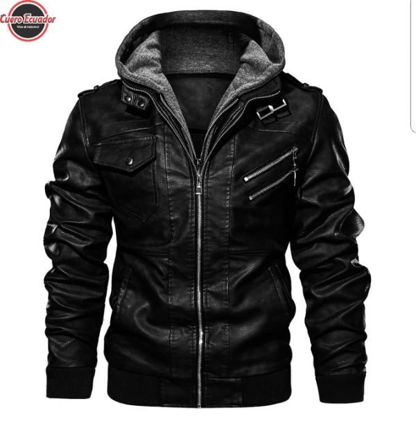 Chaqueta Maverick Cuero Negro