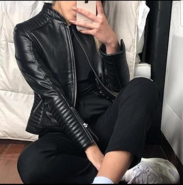 Chaqueta Cuero Mujer